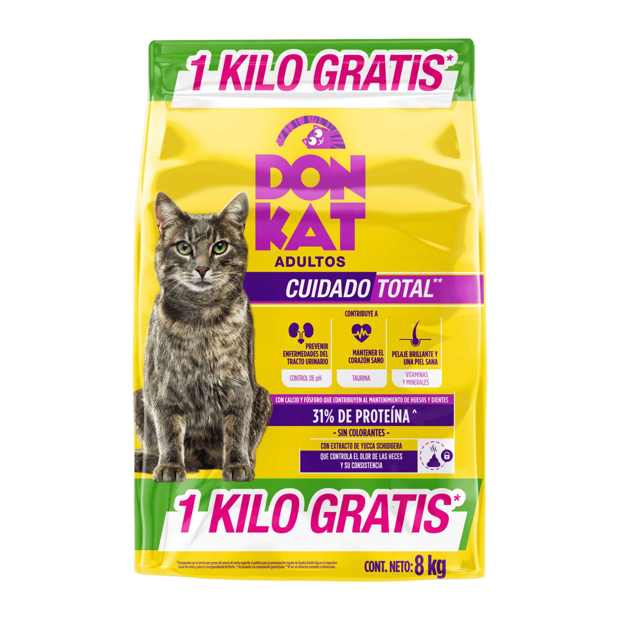 DONKAT ADULTO CUIDADO TOTAL 1 KL GRT*8KG