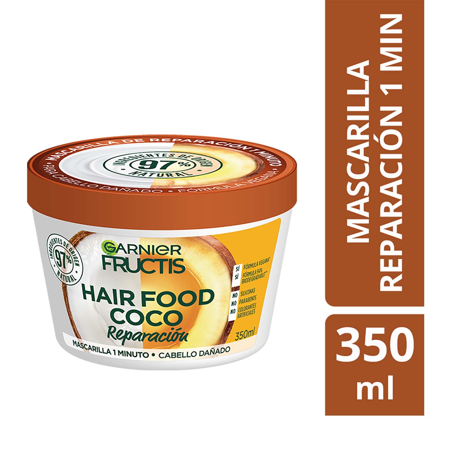 MASCARILLA HAIR FOOD COCO GARNIER*350ML