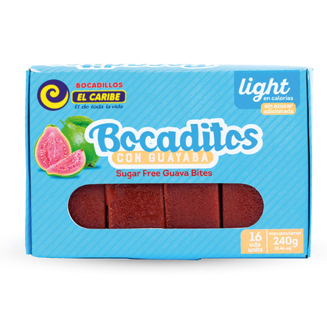 BOCADILLO SIN AZUCAR EL CARIBE  x 240GR