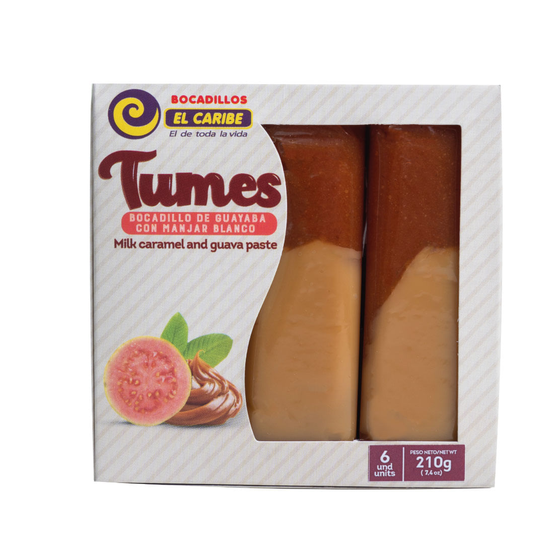 BOCADILLO TUMES x 6 UND 210GR