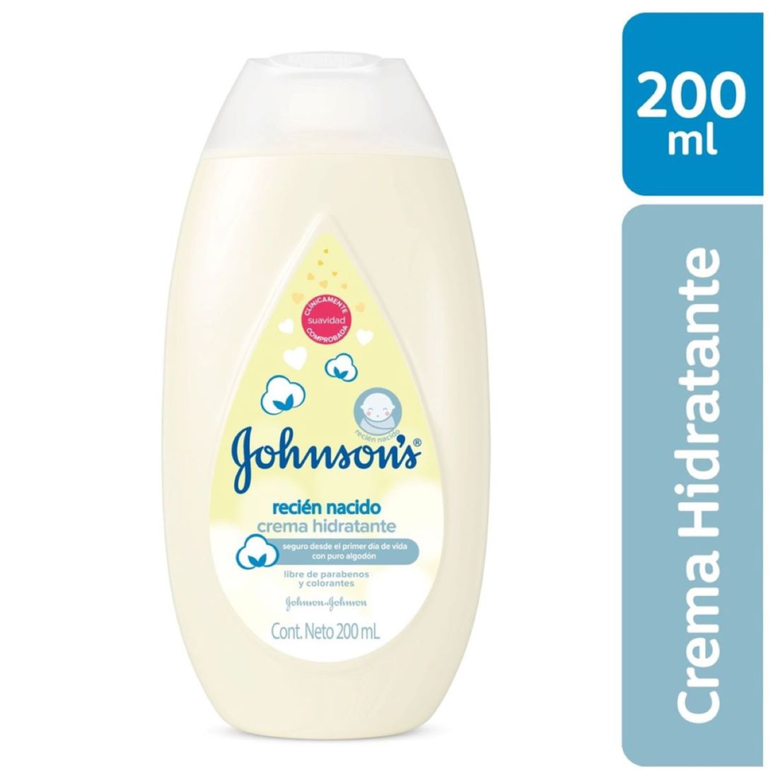 CREMA HIDRAT RECIEN NACIDO JOHNSON*200ML