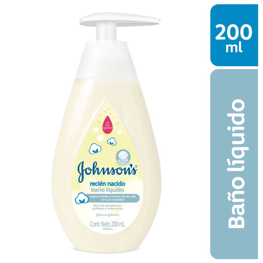 BAÑO LIQUIDO RECIEN NACIDO JOHNSON*200ML
