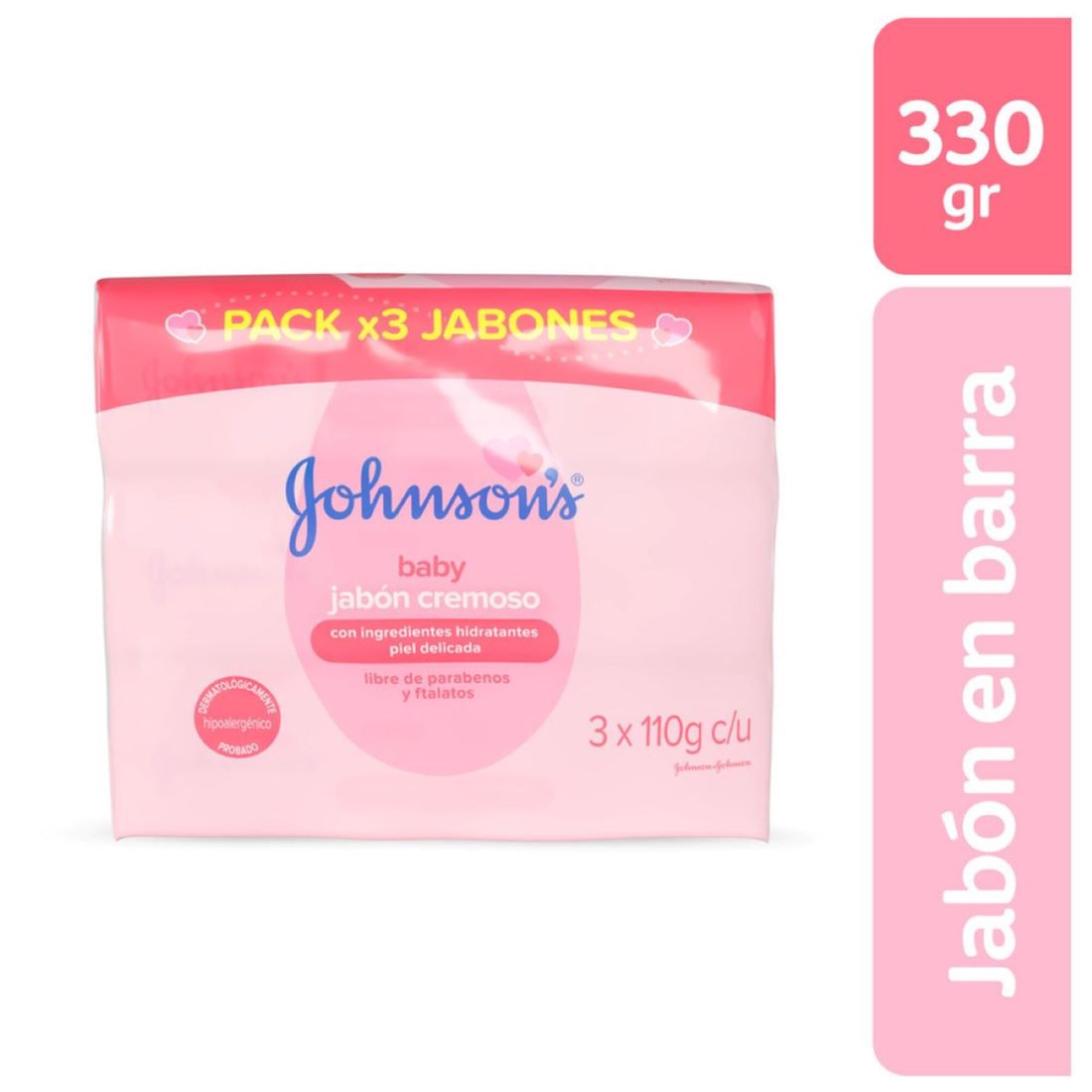 JABON JOHNSON BABY HUMECTANTE*3UND