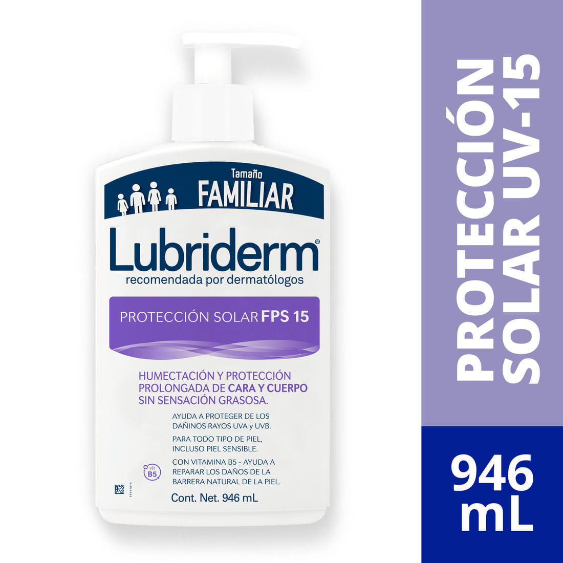 LUBRIDERM UV15 x 946ML