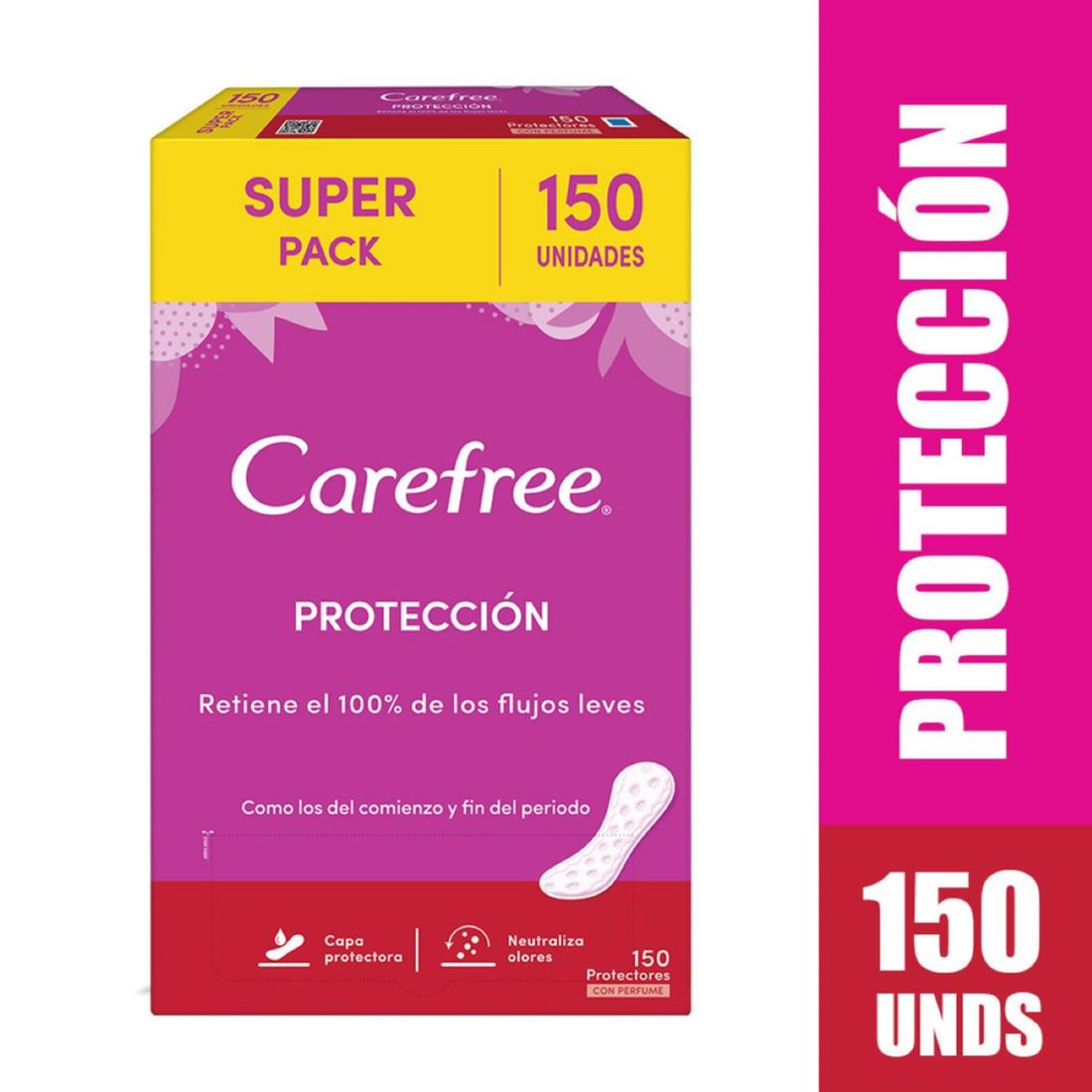 PROCTECTORES CAREFREE ORIGINAL x 150U