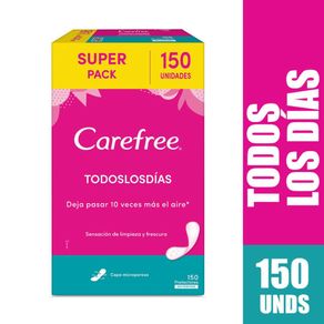 PROCTECTORES CAREFREE BRISA x 150U