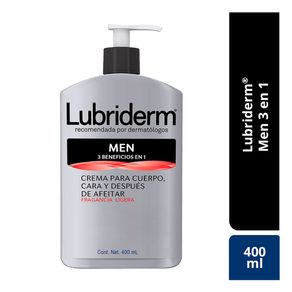 LUBRIDERM MEN CON PERFUME x 400 ML