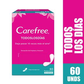 PROTECTORES CAREFREE TODOS LOS DÍAS*60 U