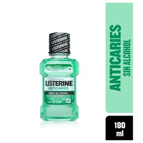 LISTERINE ANTICARIES ZERO ALCOHOL*180 ML