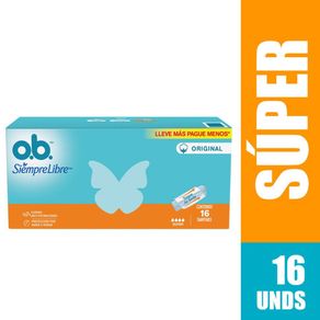 TAMPONES OB ORIGINAL SUPER * 16 UND