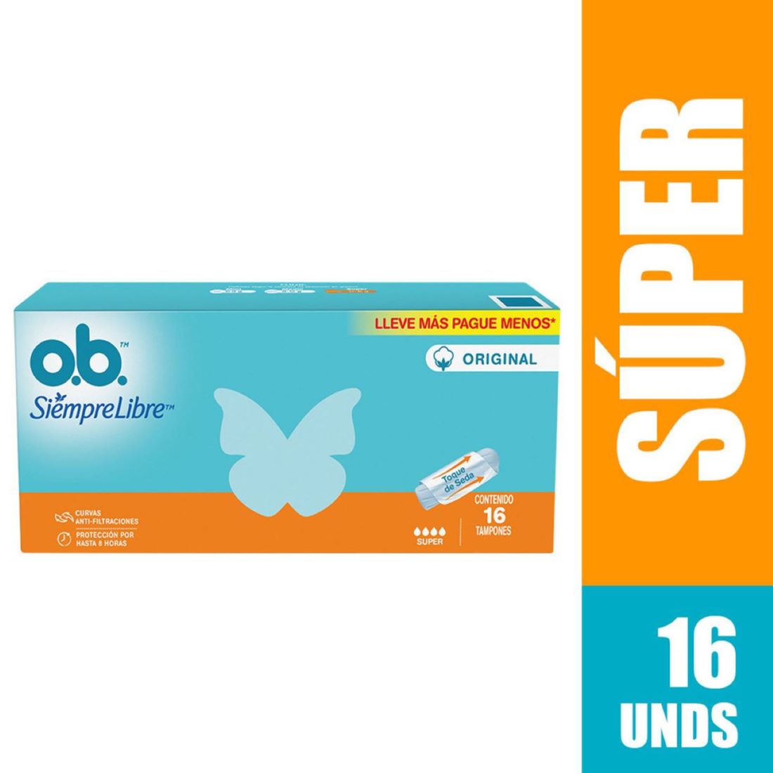 TAMPONES OB ORIGINAL SUPER * 16 UND