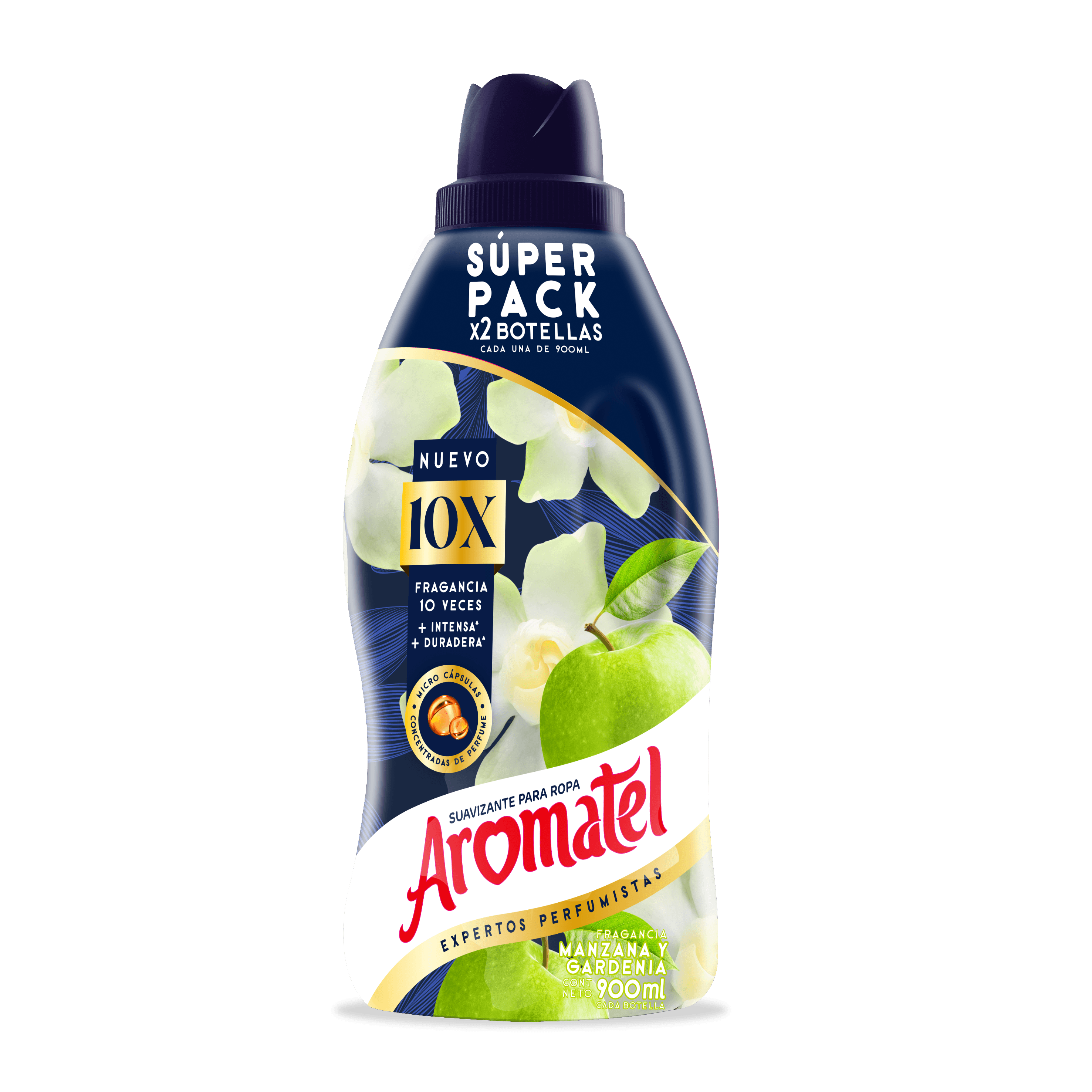 SUAVIZANTE 10X MANZANA AROMATEL*2U*900ML