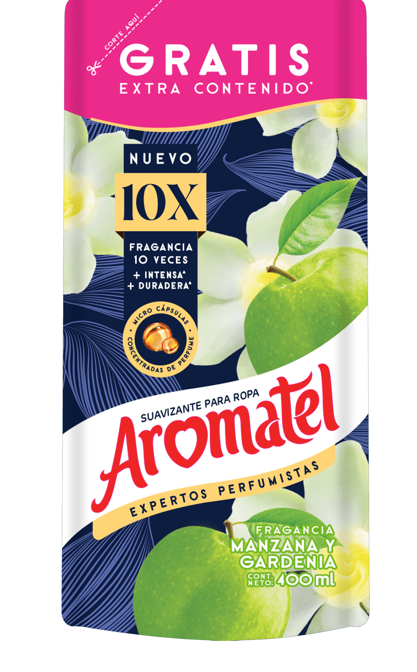 SUAVIZANT 10X MANZANA DP  AROMATEL*400ML