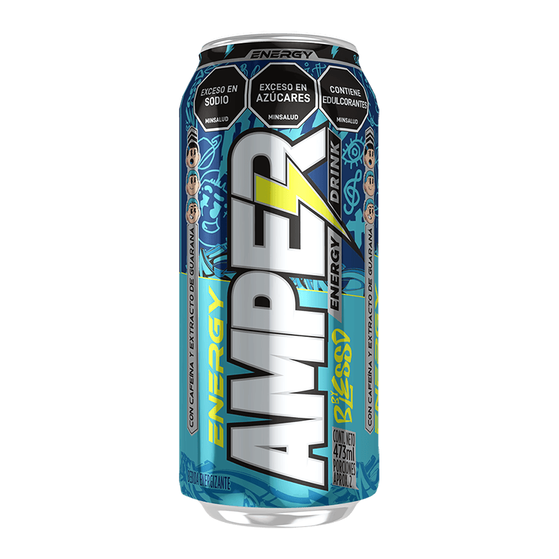 BEBIDA ENERGIZAN BLESSD LATA AMPER*473ML
