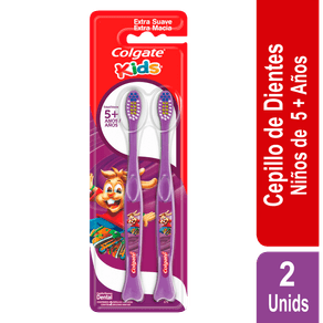 CEPILLO DENTAL COLGATE KIDS 5+ 2PACK