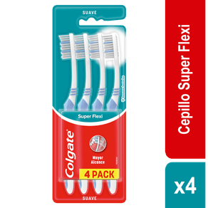 CEPILLO DENTAL COLGATE SUPER FLEXI  x 4U