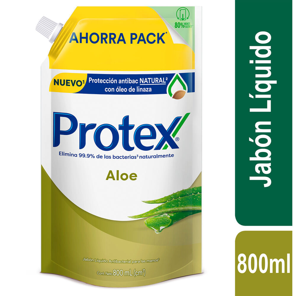 JABON LIQUIDO PROTEX ALOE*800ML