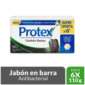 JABON PROTEX BARRA CHARCOAL DETOX*660GR
