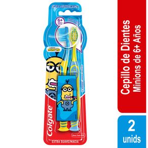 CEPILLO DENTAL COLGATE MINIONS 6+ 2PACK