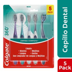 CEPILLO DENTAL COLGATE 360 x 5U