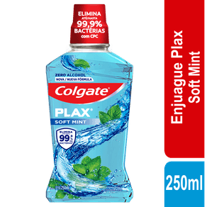 ENJUAGUE BUCAL COLGATE PLAX SOFT *250 ML