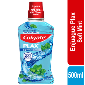 ENJUAGUE BUCAL COLGAT SOFTMNT PLAX*500ML