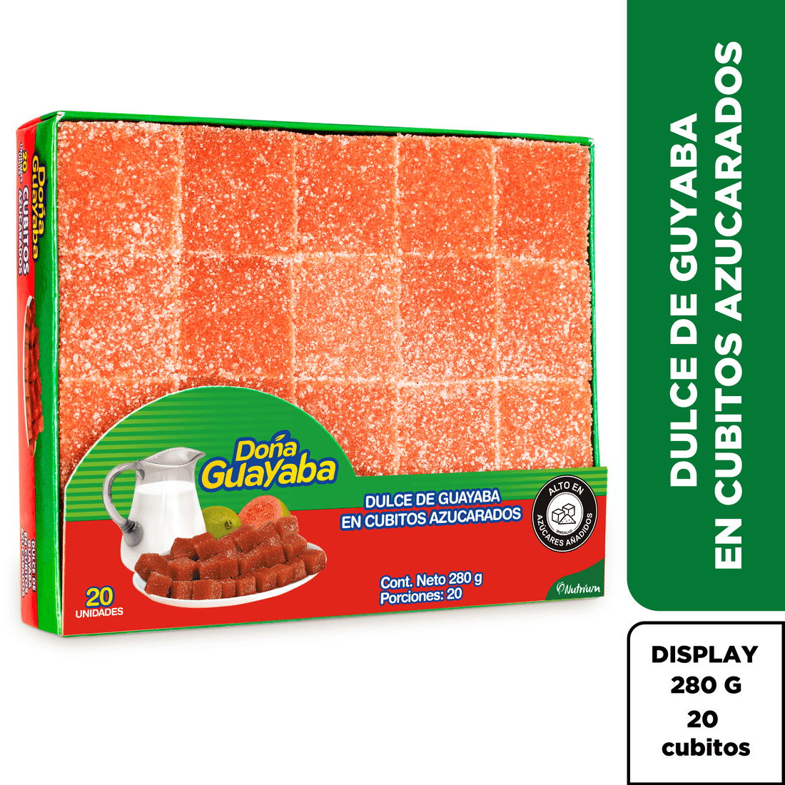 DULCE DOÑA GUAYABA TROCITOS X 20UN*277GR