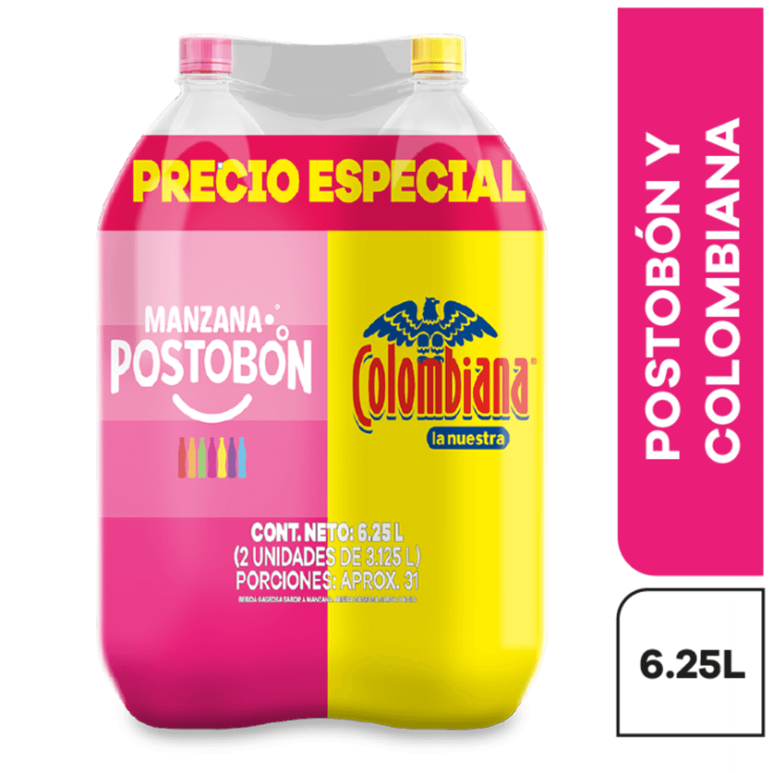 DUO GASEOSA POSTOBON x 3125 ML