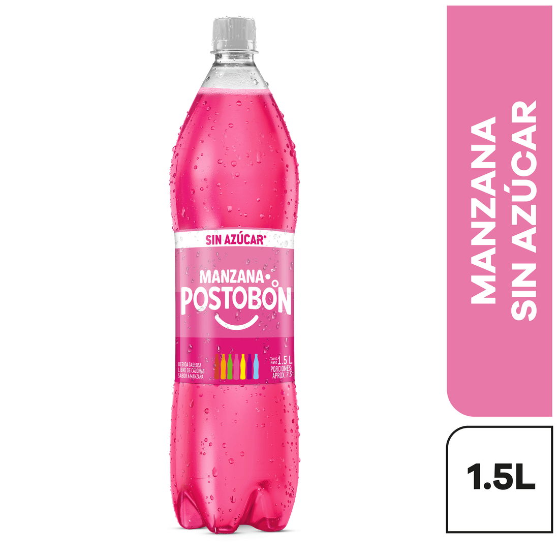 GASEOSA MANZANA CERO x 1.5LT