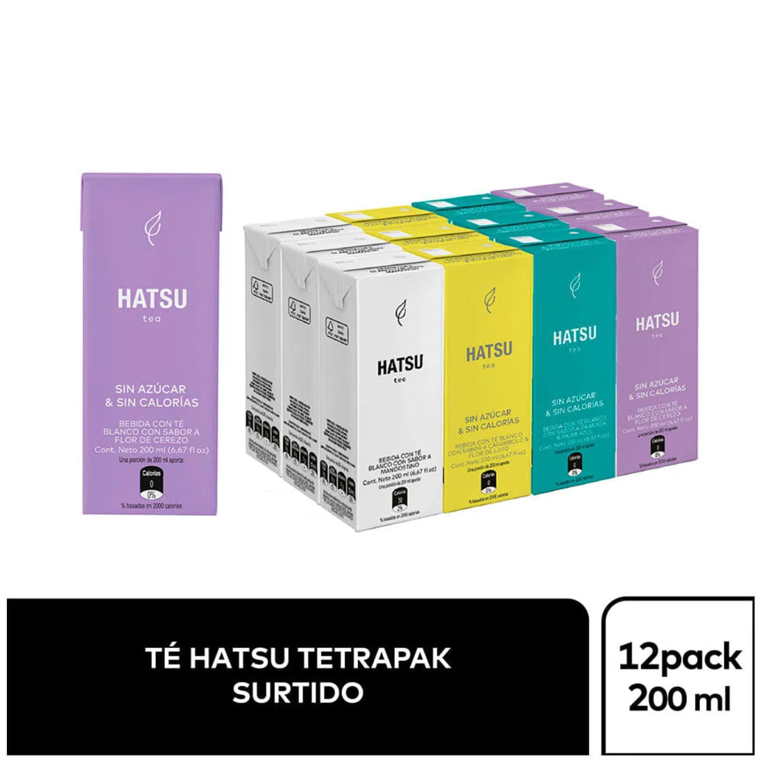 TE HATSU PACK X12 UND  x 200ML