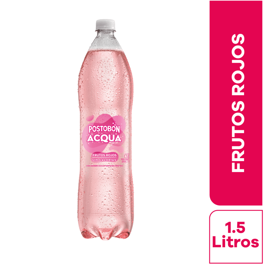 BEBIDA CON GAS FRUTOS ROJOS ACQUA*1500ML