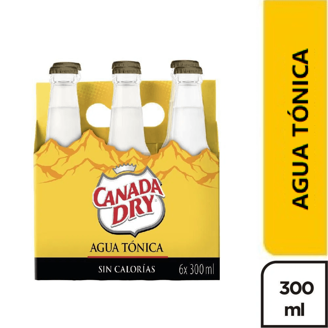 CANADA DRY TONICA SIN CALORI 6PACK*300ML