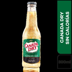 CANADA DRY GINGER ALE SIN CALORIA*300ML