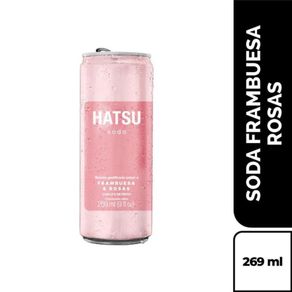 SODA HATSU FRAMBUESA ROSA LATAx 300 ML