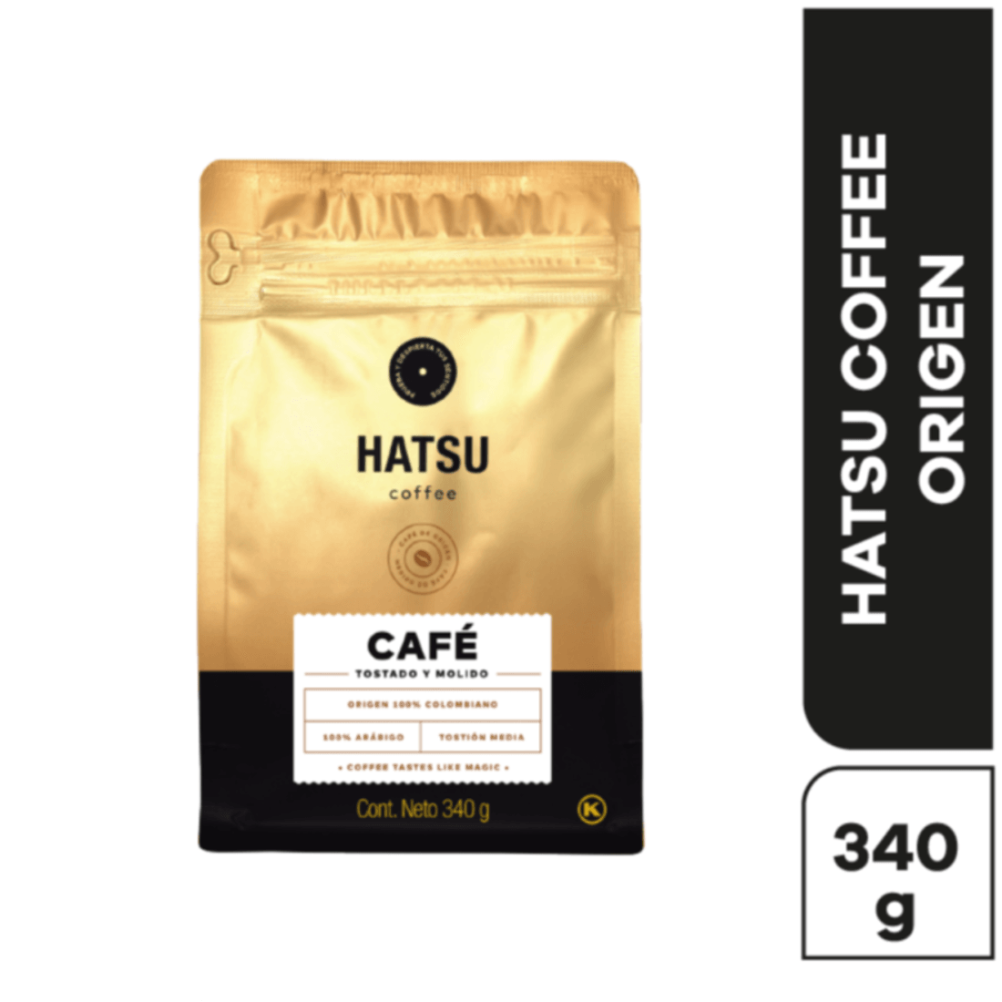 CAFE MOLIDO HATSU ORIGENES X 340GR