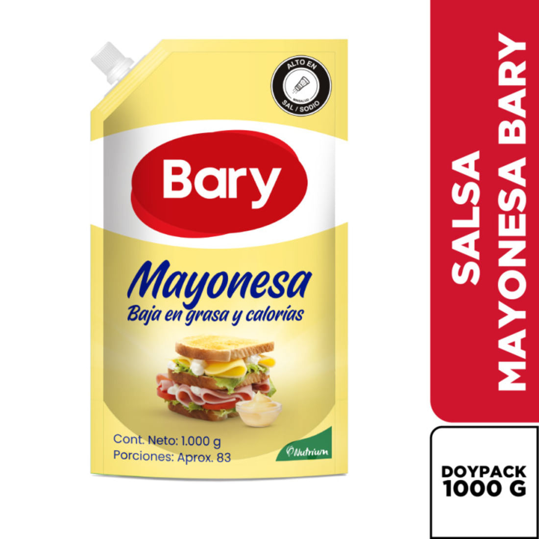 MAYONESA BARY BAJA EN GRASA*1000GR
