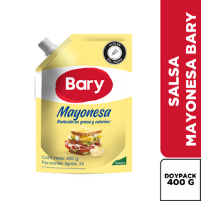 MAYONESA BARY BAJA EN GRASA*400GR