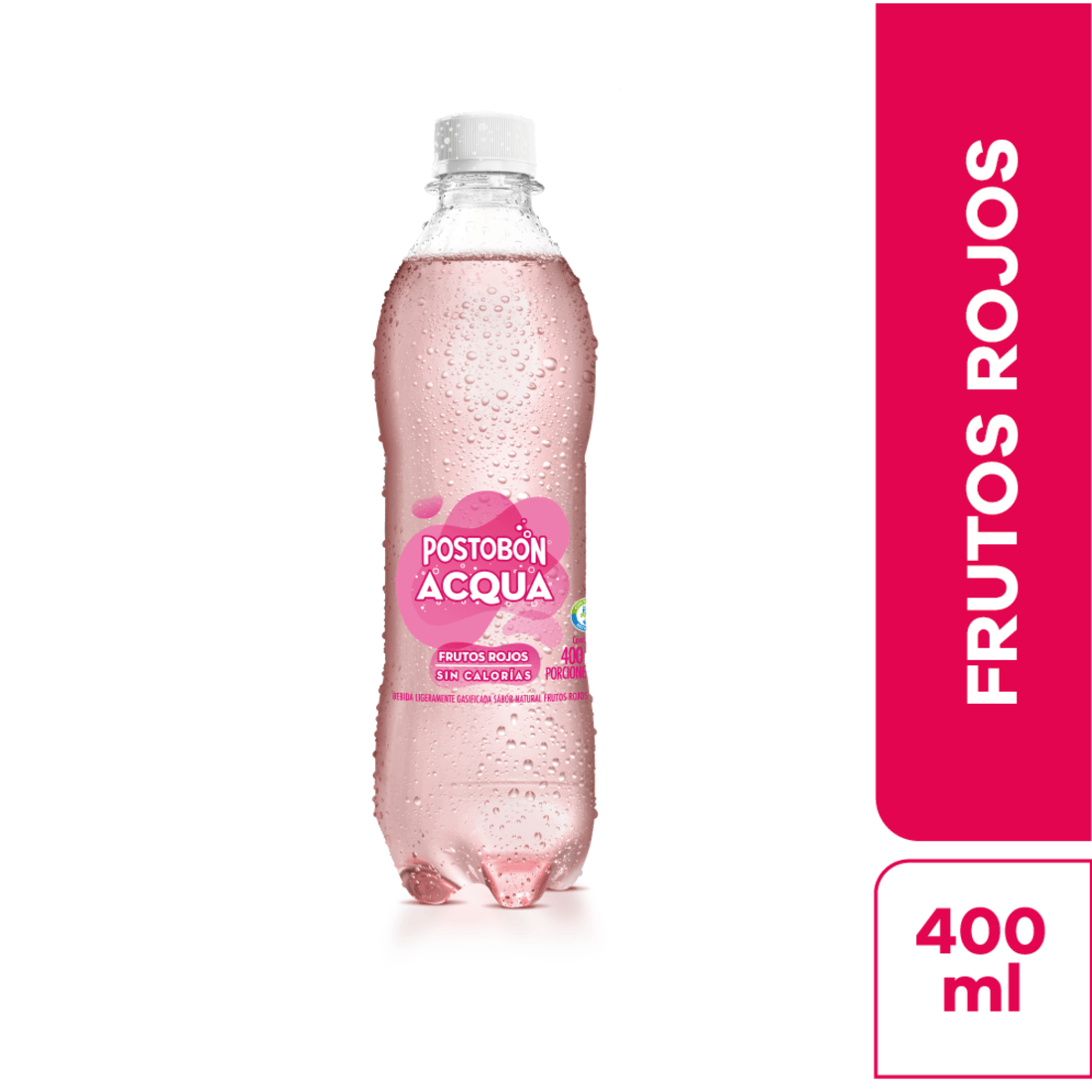 BEBIDA CON GAS ACQUA FRUTOS ROJOS*400ML