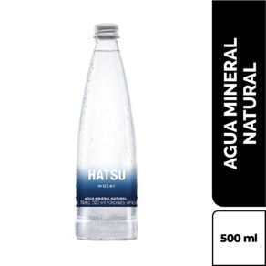 AGUA HATSU NATURAL MINERAL*500ML