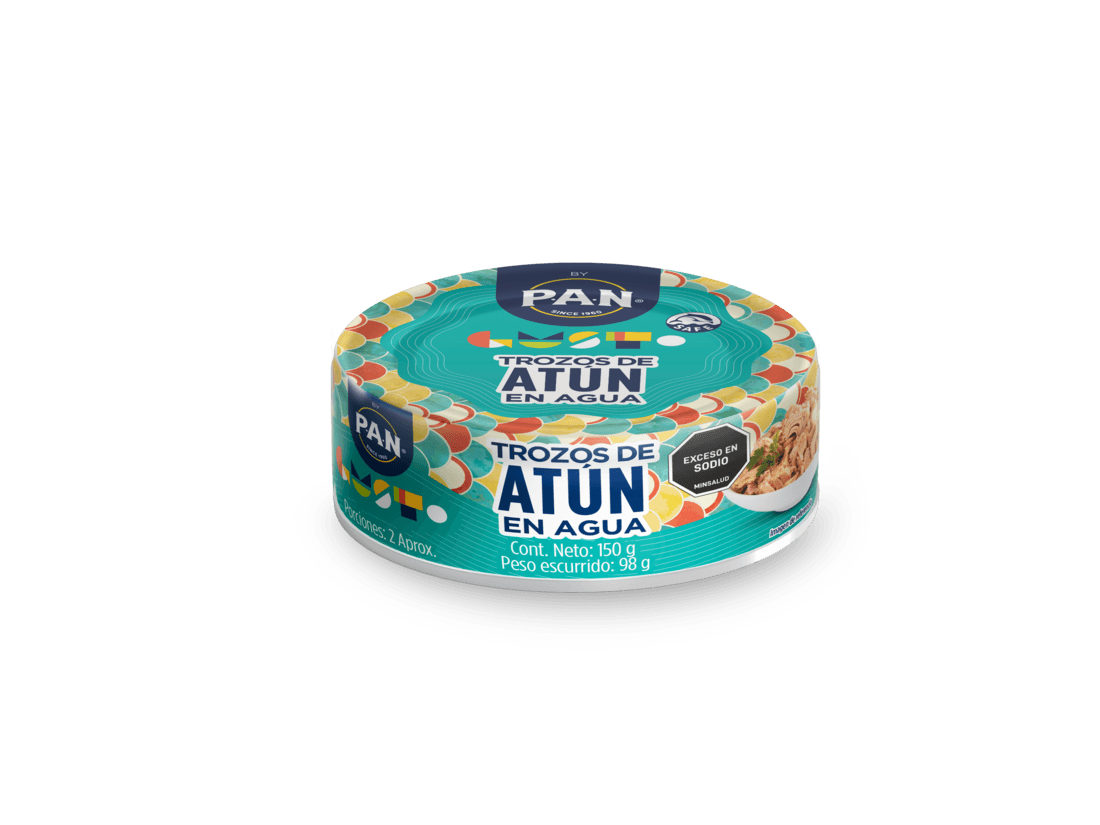 TROZOS DE ATUN EN AGUA GUST BY PAN*150G