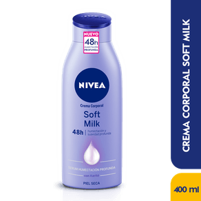CREMA CORPORAL SOFT MILK NIVEA X 400 ML