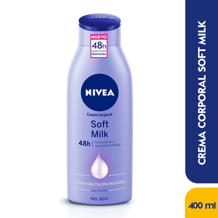 CREMA CORPORAL SOFT MILK NIVEA X 400 ML
