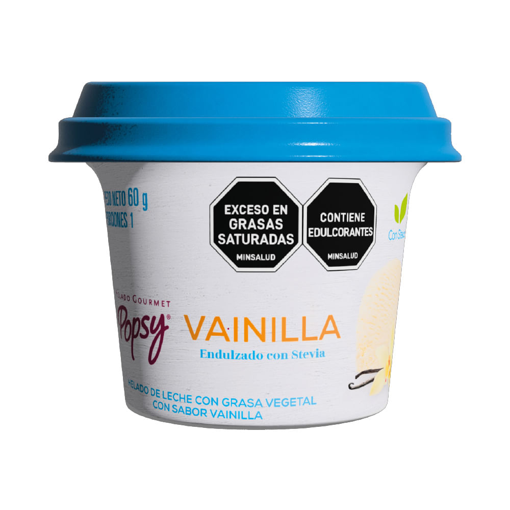 HELADO VAINILLA WELLNESS VASO POPSY*60GR