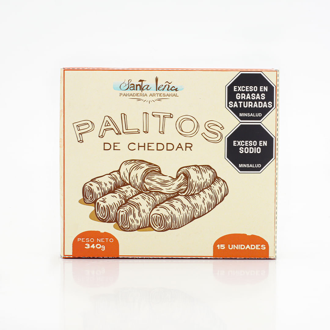 MINI PALIT QUESO CHEDDAR SANTA LENA*340G