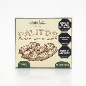 MINI PALITO CHOCOL BLANC SANTA LENA*340G