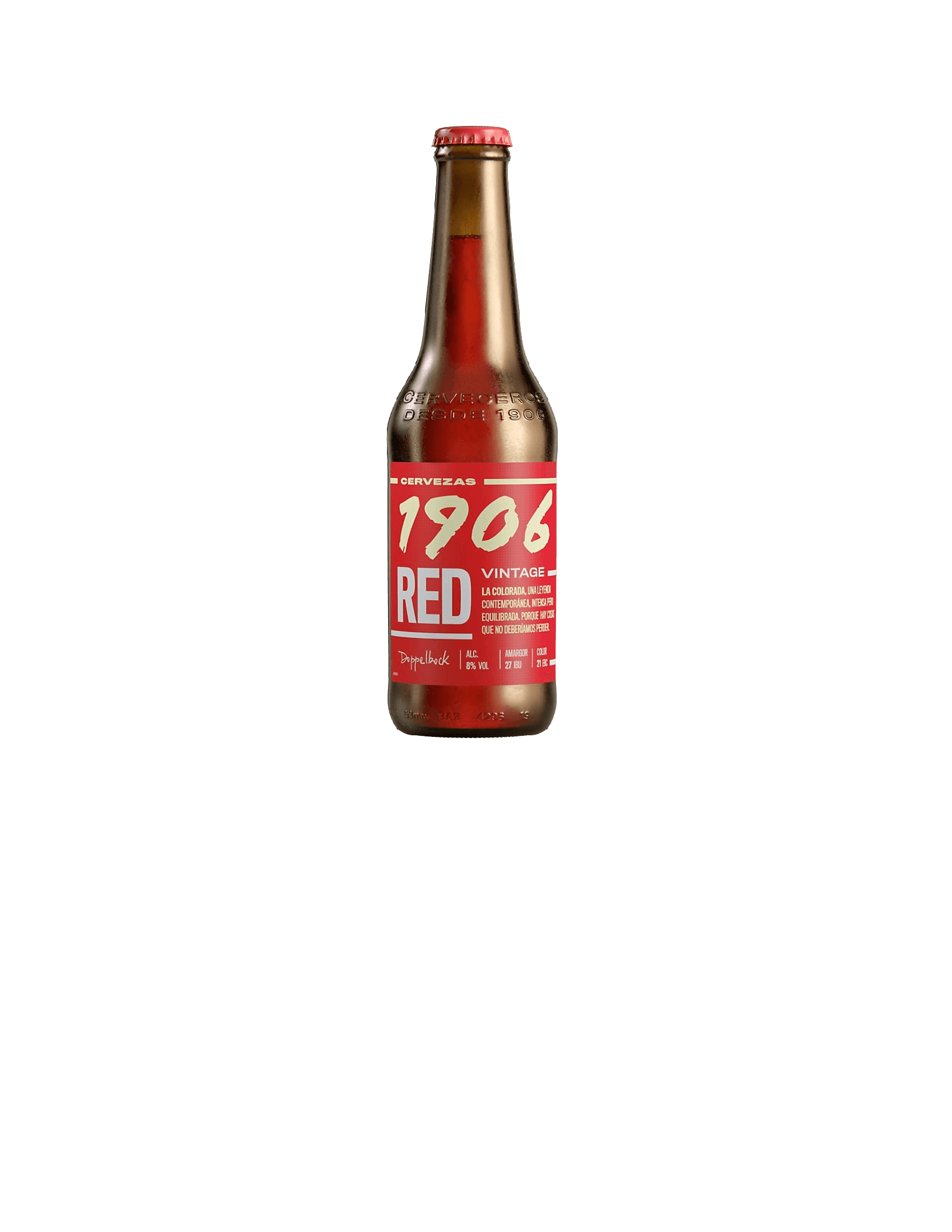 CERVEZA 1906 RED VINTAGE  VIDRIO*330ML