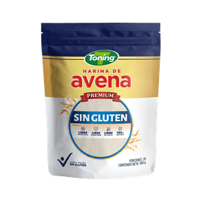 HARINA DE AVENA SIN GLUTEN TONING*500GR