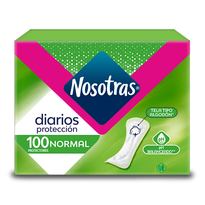 PROTECTORES DIARIOS NORMAL NOSOTRAS*100U