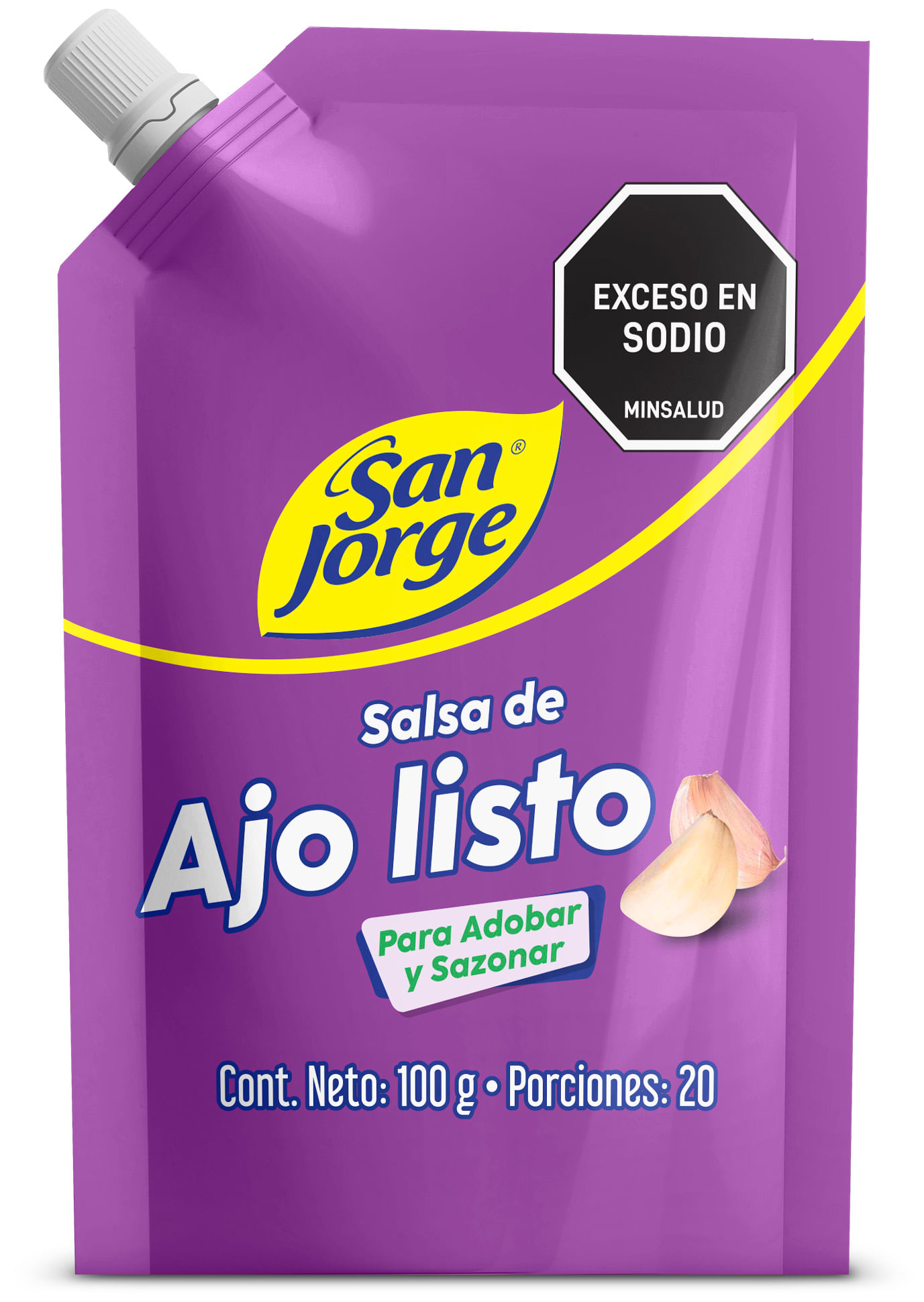 SALSA DE AJO LISTO DOYPCK SAN JORGE*100G