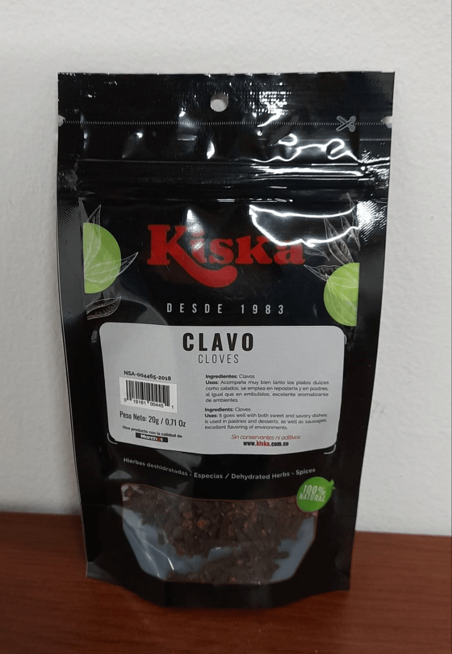 CLAVO DESHIDRATADO KISKA X 20 GR